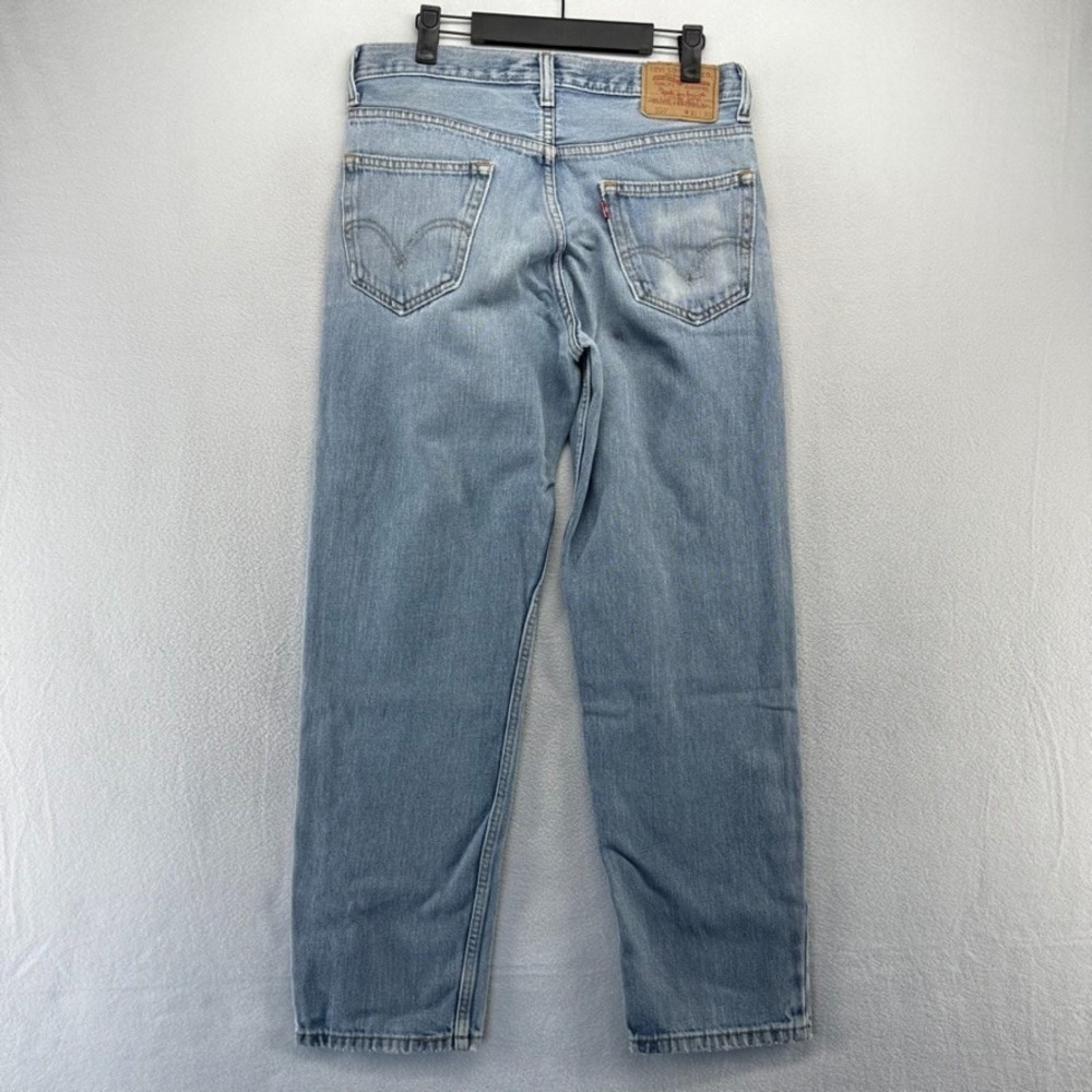 Vintage Levis Jeans Mens 31x30 Blue 550 Relaxed Faded Cowboy Western Red Tab y2k - Picture 8 of 14